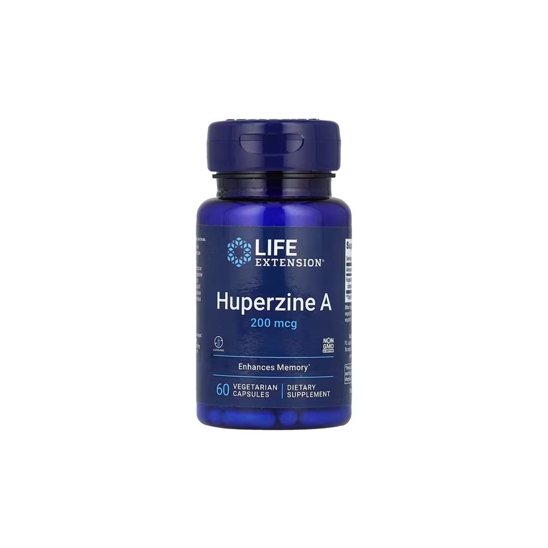 Huperzine A 200 Mcg 60 Pflanzliche Zellulosekapseln Life Extension