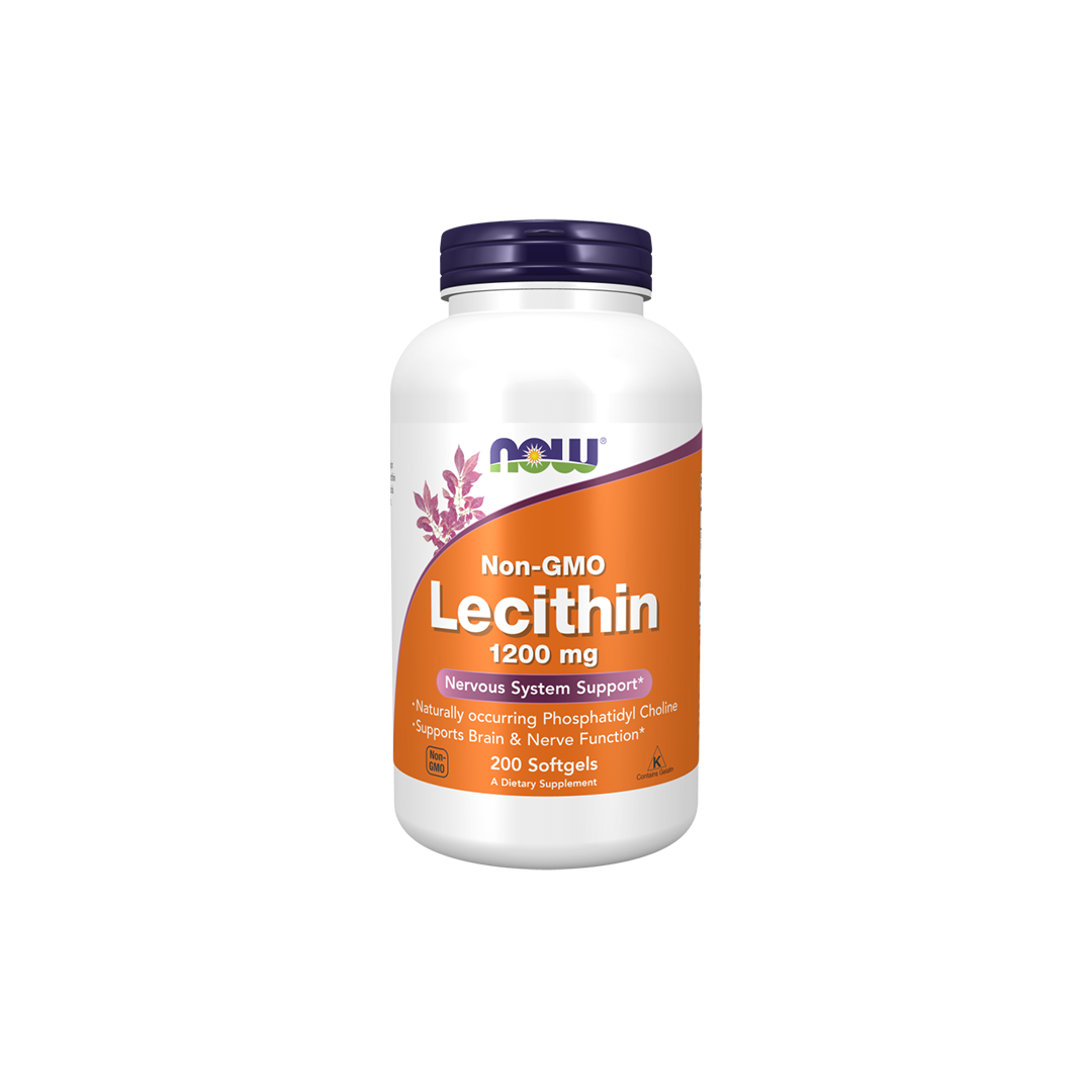 Lecithin 1200 mg 200 Weichkapseln Now Foods